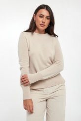Sweter damski kaszmirowy Bozza MARELLA MONOCHROME. Swetry nierozpinane damskie Marella, l, bez wzorów, z kaszmiru, bez kołnierzyka, bez ramiączek. Za 1,309.00 zł.