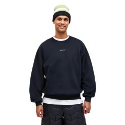 Bluza Peak Performance męska Original Terry Crew czarna - XL. Czarne bluzy męskie Peak Performance, m, bez wzorów, bez ramiączek, bez kaptura. W wyprzedaży za 469.00 zł.