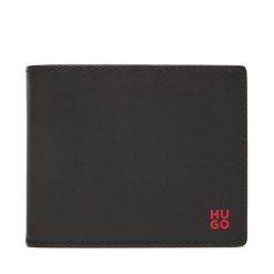 Portfel HUGO. Czarne portfele męskie Hugo, bez wzorów. Za 239.99 zł.