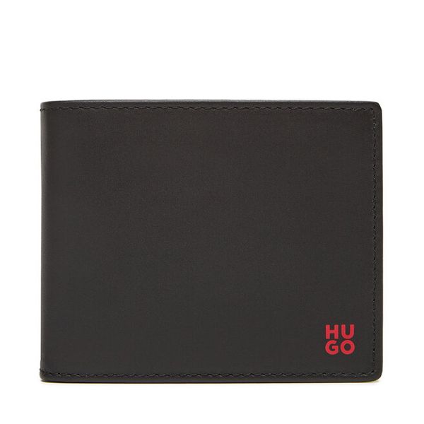 Portfel HUGO. Czarne portfele męskie Hugo, bez wzorów. Za 239.99 zł.