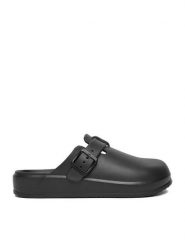 Hunter Klapki CEO-W-835123 Czarny. Czarne klapki damskie Hunter, bez wzorów, z syntetyku, bez obcasa, bez zapięcia. Za 129.99 zł.