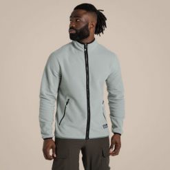 Polar Craghoppers CO2 Renu. Niebieskie bluzy sportowe męskie Craghoppers, m, bez wzorów, z polaru, bez kaptura. W wyprzedaży za 290.80 zł.