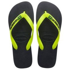 Klapki Havaianas Model 4110850 Kolor Czarny. Czarne klapki damskie Havaianas, bez wzorów, z gumy, bez obcasa, bez zapięcia. Za 155.99 zł.