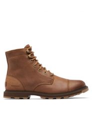 Sorel Trzewiki Madson™ II Chore Wp 2048531242 Brązowy. Brązowe botki męskie Sorel, bez wzorów, ze skóry, bez obcasa, bez zapięcia. Za 659.99 zł.