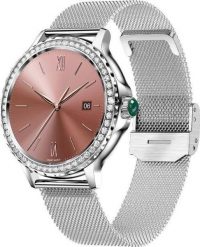 Smartwatch Rubicon RNCF19 Srebrny (RNCF19). Szare zegarki smartwatch Rubicon, bez wzorów. Za 168.77 zł.
