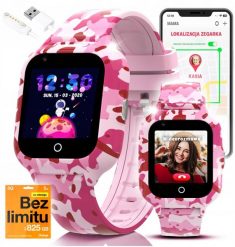 Smartwatch JG Smart NEMO Różowy (NEMO-RÓŻOWY_18088160441). Czerwone zegarki smartwatch JG Smart, bez wzorów. Za 339.99 zł.