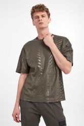 T-shirt logowany EA7 EMPORIO ARMANI. T-shirty męskie EA7 Emporio Armani, m, bez wzorów, bez kołnierzyka, bez ramiączek. W wyprzedaży za 245.07 zł.