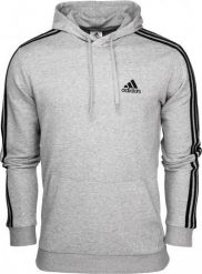 Adidas adidas Essentials Fleece 3-Stripes bluza 084 : Rozmiar - M. Bluzy męskie Adidas, m, bez wzorów, bez ramiączek, bez kaptura. Za 222.25 zł.