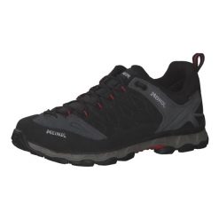 Buty Meindl Lite Trail GTX, z membraną Gore-Tex. Czarne buty zimowe męskie MEINDL, bez wzorów, z gore-texu, bez obcasa, bez zapięcia. Za 917.37 zł.