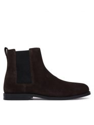 Calvin Klein Sztyblety Ess Rubber Chelsea Su HM0HM02055 Brązowy ciemny. Brązowe botki męskie Calvin Klein, bez wzorów, ze skóry, bez obcasa, bez zapięcia. Za 649.99 zł.