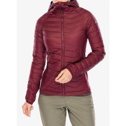 Kurtka damska Columbia Powder Pass II Hybrid Hooded Jacket. Czerwone kurtki sportowe damskie ODLO, bez wzorów, z wełny, bez ramiączek, bez kaptura, trekkingowe. Za 388.49 zł.