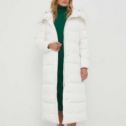 Kurtka GEOX W PHEBY Biały. Białe kurtki męskie Geox, m, bez wzorów, z tkaniny, bez kaptura. Za 839.99 zł.