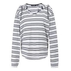 Bluza z kapturem V-neck damska Regatta Minerve. Białe bluzy damskie Regatta, m, bez wzorów, z bawełny, eleganckie, bez ramiączek, z kapturem. Za 91.15 zł.