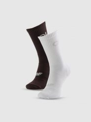 4F Skarpetki długie (2-pack) damskie 4F x Anna Lewandowska - multikolor 39-42. Skarpetki damskie 4F, bez wzorów, z bawełny. Za 59.99 zł.