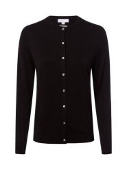 Brookshire Kardigan damski Kobiety Bawełna czarny jednolity, XL. Czarne kardigany damskie brookshire, uniwersalny, bez wzorów, z bawełny, klasyczne, bez kołnierzyka. Za 249.95 zł.