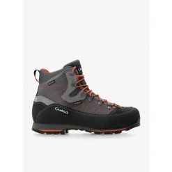 Buty trekkingowe AKU Trekker Lite III Wide GTX. Szare buty zimowe męskie Aku, bez wzorów, bez obcasa, bez zapięcia. Za 833.99 zł.