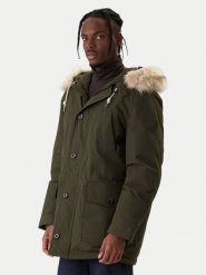 Gant Parka 7006570 Zielony Regular Fit. Zielone parki męskie GANT, m, bez wzorów, z syntetyku, bez kołnierzyka, bez kaptura. Za 1,579.00 zł.