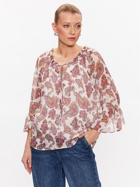 Marc Aurel Bluzka 6091 1010 24621 Kolorowy Relaxed Fit. Bluzki damskie Marc Aurel, bez wzorów, z syntetyku, bez kołnierzyka, bez ramiączek. Za 369.99 zł.