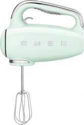 Mikser ręczny 50's Style pastelowa zieleń. Zielone miksery Smeg. W wyprzedaży za 608.13 zł.