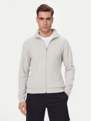 BOSS Bluza Structure 50559332 Szary Regular Fit. Szare bluzy męskie Boss, m, bez wzorów, z syntetyku, bez ramiączek, bez kaptura. Za 449.99 zł.