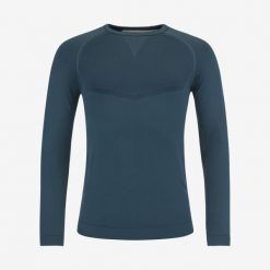 Koszulka z długim rękawem męska FLEX Seamless. Niebieskie koszulki sportowe męskie Head, m, bez wzorów, z dzianiny, bez ramiączek, tenisowe. W wyprzedaży za 196.00 zł.