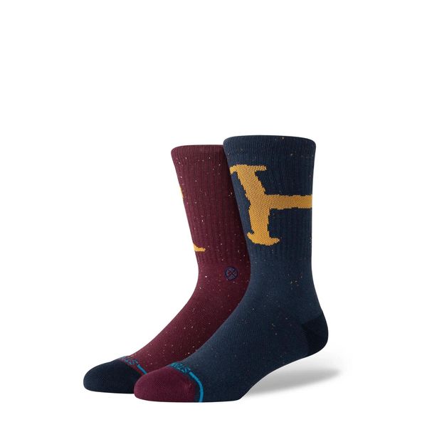 Skarpety Stance Ron And Harry Crew. Niebieskie skarpetki damskie Stance, bez wzorów. Za 60.99 zł.