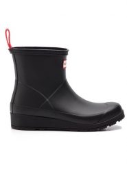 Hunter Kalosze Original Play Boot Short WFS2020RMA Czarny. Czarne kalosze damskie Hunter, bez wzorów, z kauczuku, bez zapięcia. Za 269.99 zł.