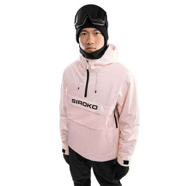 Kurtka snowboardowa męska W6 Flims. Czerwone kurtki męskie SIROKO, m, bez wzorów, z materiału, z kapturem. Za 514.40 zł.