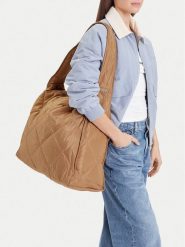 Roxy Torebka WBEOHP-ROXY-MZ-002-10 Beżowy. Brązowe shopperki damskie Roxy, bez wzorów, z materiału, bez dodatków. Za 79.99 zł.