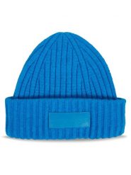 Tommy Hilfiger Czapka Tommy Twist Beanie AW0AW15325 Niebieski. Niebieskie czapki damskie Tommy Hilfiger, na zimę, bez wzorów, z syntetyku. Za 299.99 zł.