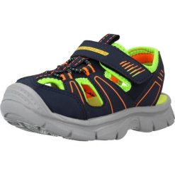 Sandały SKECHERS RELIX Niebieski. Niebieskie sandały męskie Skechers, na lato, bez wzorów, z syntetyku, bez zapięcia. Za 149.99 zł.