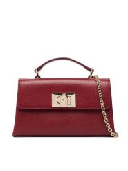 Furla Torebka 1927 Mini WE00423 ARE000 CN CGQ00 Bordowy. Czerwone torebki do ręki damskie Furla, bez wzorów, ze skóry, bez dodatków. Za 1,104.00 zł.