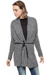 DAMSKI SWETER TOM TAILOR TWO COLORED CARDIGAN. Białe kardigany damskie Tom Tailor, xl, bez wzorów, bez kołnierzyka. W wyprzedaży za 59.99 zł.
