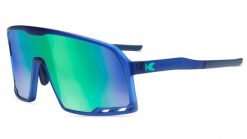Okulary przeciwsłoneczne dla dorosłych - kategoria 3 - Rubberized Navy / Mint. Niebieskie okulary przeciwsłoneczne damskie KNOCKAROUND. Za 260.95 zł.
