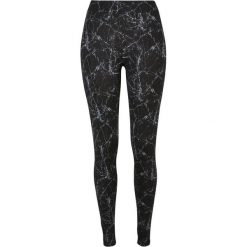 Damskie Legginsy Z Miękkiego Marmuru. Czarne legginsy damskie Urban Classics, bez wzorów. Za 76.99 zł.