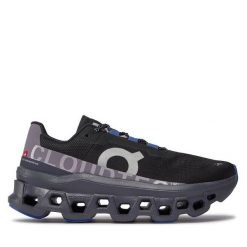 Buty do biegania On. Czarne obuwie sportowe damskie On, bez wzorów, bez zapięcia, do biegania. Za 549.99 zł.