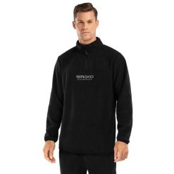 Bluza z grubego polaru do sportów zimowych męska Shadow. Czarne bluzy sportowe męskie SIROKO, na zimę, m, bez wzorów, z polaru, bez kaptura, narciarskie. W wyprzedaży za 152.00 zł.