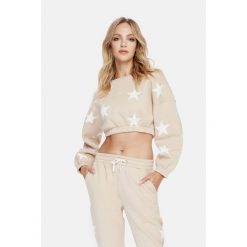 Bluza fitness damska Cardio Bunny Milky way. Brązowe bluzy damskie Cardio Bunny, m, bez wzorów, sportowe, bez ramiączek, bez kaptura. Za 99.00 zł.