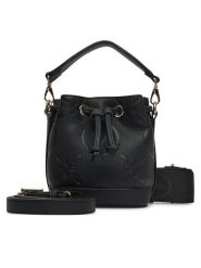 Valentino Torebka VBS8ZG36 Czarny. Czarne torebki do ręki damskie Valentino, bez wzorów, ze skóry, bez dodatków. Za 269.99 zł.