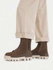 G-Star Raw Trzewiki CEO-WI16-PATTRICK-01 Zielony. Zielone botki damskie G-Star, bez wzorów, z nubiku, retro, bez obcasa, na płaskiej podeszwie, bez zapięcia. Za 399.99 zł.