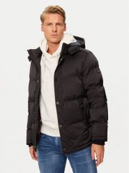 Guess Kurtka puchowa M4BL21 WGJ42 Czarny Regular Fit. Czarne kurtki męskie Guess, m, z aplikacjami, z puchu, bez kaptura. Za 668.50 zł.