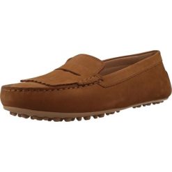 Buty GEOX D KALISTENA Brązowy. Brązowe obuwie trekkingowe damskie Geox, ze skóry, bez zapięcia. Za 460.99 zł.