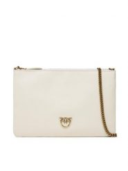 PINKO Torebka Flat Classic PE 23 PCPL 100455 A0F1 Écru. Torebki do ręki damskie Pinko, bez wzorów, ze skóry, bez dodatków. Za 719.99 zł.