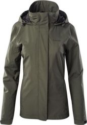 HiTech Damska kurtka przejściowa Hi-Tec Lady Harriet jacket wiosenno-jesienna ciemnozielona rozmiar M. Zielone kurtki sportowe damskie HITECH, na jesień, m, bez wzorów, bez ramiączek, bez kaptura. Za 295.02 zł.