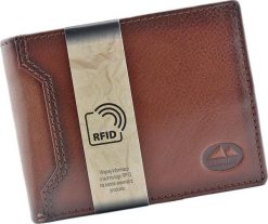 EL FORREST Elegancki pojemny portfel męski skórzany z RFID Nie dotyczy. Portfele męskie EL FORREST, bez wzorów. Za 129.00 zł.