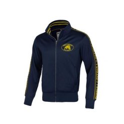 Bluza męska Pitbull rozpinana Oldschool Tape Logo Rugby Arka Gdynia. Niebieskie bluzy męskie PITBULL, m, bez wzorów, retro, bez ramiączek, bez kaptura. Za 199.00 zł.