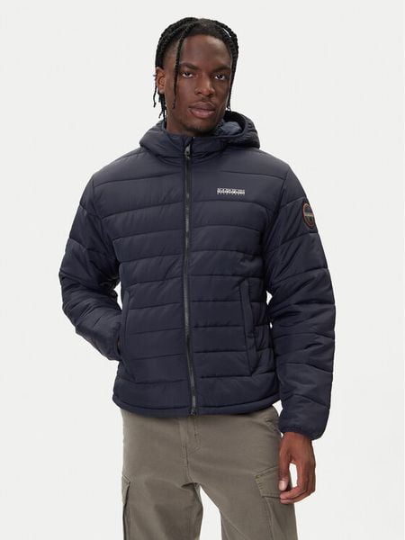 Napapijri Kurtka zimowa A-Gesar H NP0A88U3 Granatowy Regular Fit. Niebieskie kurtki męskie Napapijri, na zimę, m, bez wzorów, z syntetyku, bez kaptura. Za 839.99 zł.