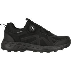 Buty do chodzenia Whistler Vitong Q-lock. Czarne obuwie trekkingowe damskie Whistler, z materiału, bez zapięcia. Za 383.00 zł.