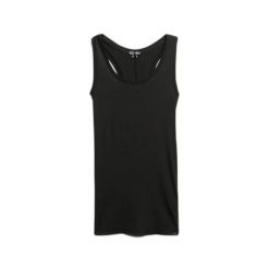 Damski tank top Superdry Studios Lightweight Racer. Czarne topy damskie Superdry, bez wzorów, bez kołnierzyka, bez ramiączek. W wyprzedaży za 99.30 zł.