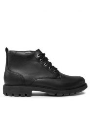 Clarks Trzewiki Batcombe Mix Ggtx Gore-Tex 261734277 Czarny. Czarne botki męskie Clarks, bez wzorów, z gore-texu, bez obcasa, bez zapięcia. Za 719.99 zł.